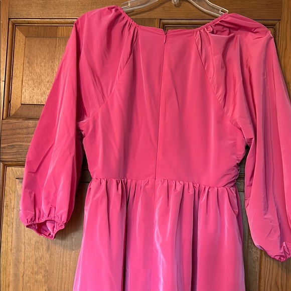 Pink Embellished Ruffled Gown - Picture 4 of 9